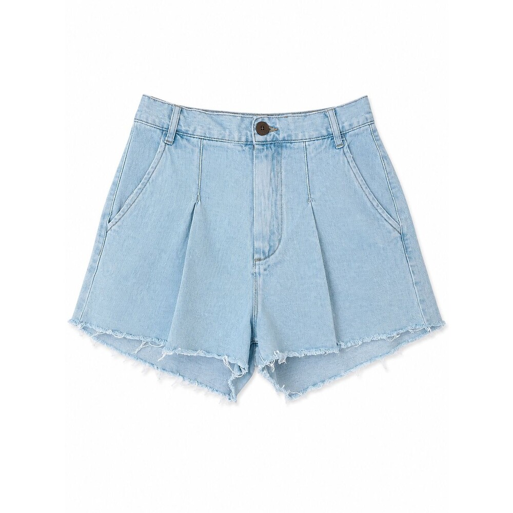 Women's BDG Light Wash Denim Hi-Rise Cutoff Shorts Size 25